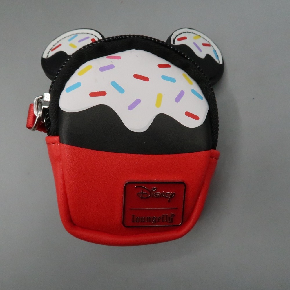 Disney Parks Loungefly Minnie Mouse Icecream Micro Mini Backpack Wristlet